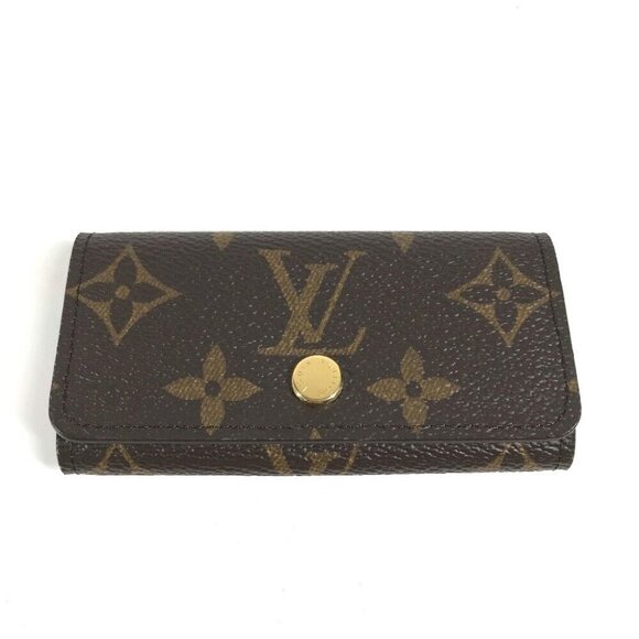LOUIS VUITTON Monogram Multicles 4 4-Key Key Case - Picture 1 of 13